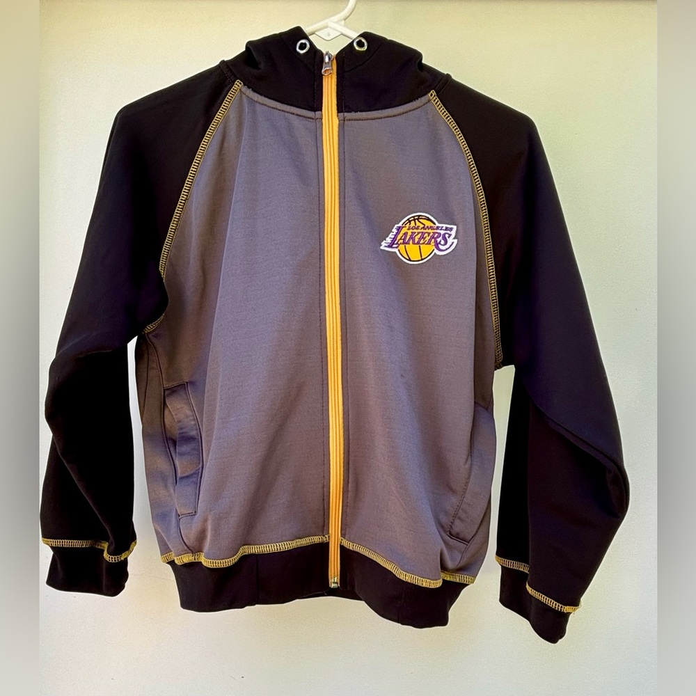 Kids lakers Black and Gray Athletic Jacket